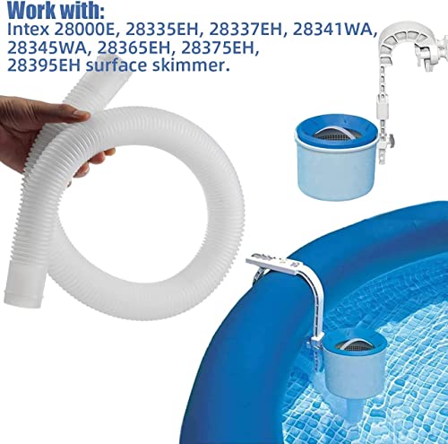Dimakung 1.5" X 3ft Pool Skimmer Hose Replacement for Intex Above Ground Pool Skimmer Pump Transfer Hose Part # 10531 25016 - Image 3