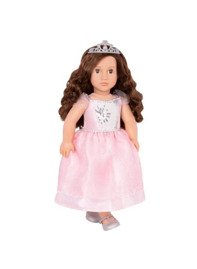 أور جنريشن دمية أمينة المرحة والأنيقة مع ثوب للحفلات وتاج ألوان متعددة 18 بوصة BOGBD31299Z - Image 2