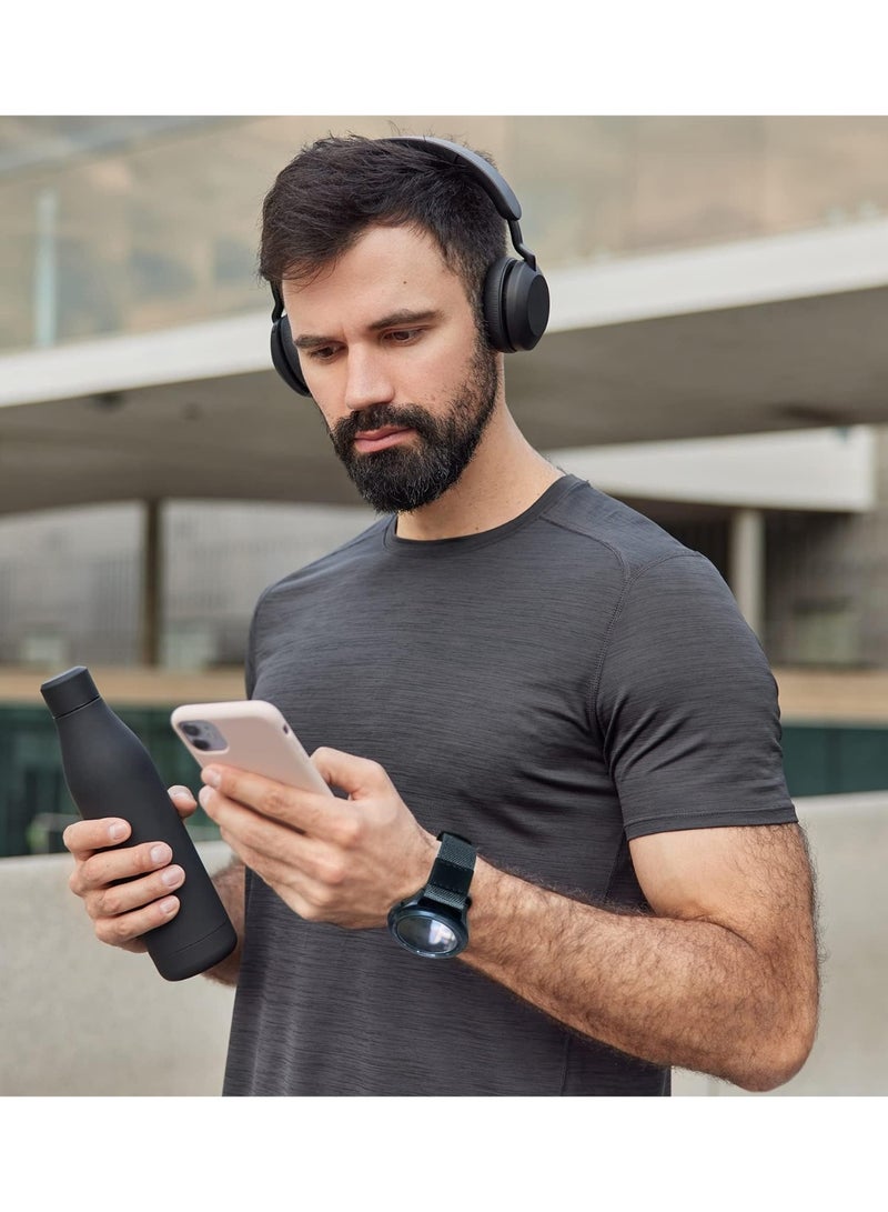 سوار من القماش والنايلون مقاس 22 مم متوافق مع ساعات سامسونج جالاكسي ووتش 3 مقاس 45 مم / 46 مم / جير إس 3 / هواوي ووتش جي تي 2 إي / جي تي (42 مم، 46 مم) / جي تي 2 برو / جي تي 2 مقاس 46 مم / هونر ماجيك ووتش 2 مقاس 46 مم / أمازفيت جي تي آر مقاس 47 مم / جي تي آر 2 / 2 إي (رمادي) - Image 2