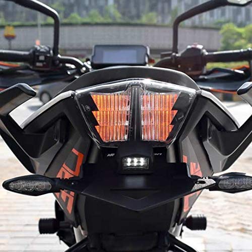 ELTRON TURBO ELT8FHD Unbreakable Waterproof Quality Rubber KTM Style Indicators SMD High Bright Universal for All Bikes Models Turn Signal Lights with 3 month warranty|(Amber, Pack of 4) - Image 3