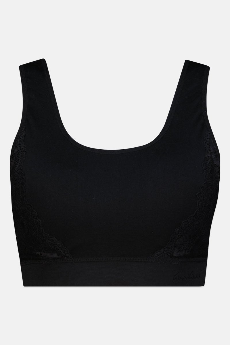 Gloria Vanderbilt صدرية نسائية مكونة من قطعتين بحجم كبير مبطنة بدون سلك، متعددة الألوان - Image 5