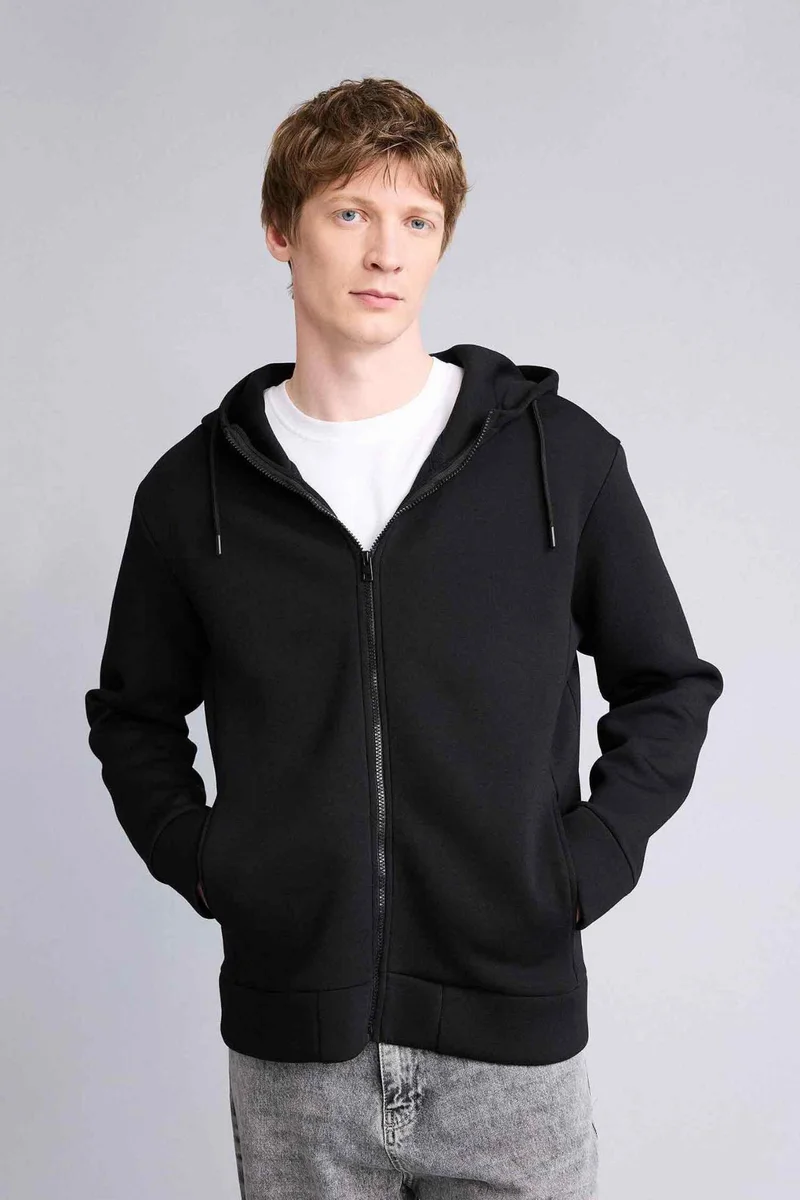 Defacto  Regular Fit Hoodie for Men | Best Price UAE