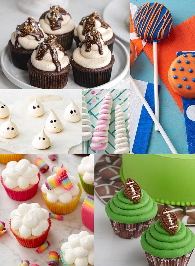 Bmaacye 3A Piping Tip Set - 3-Piece 3/8" Round Icing Tips for Smooth Swirls, Macarons, Meringues & More - Image 2
