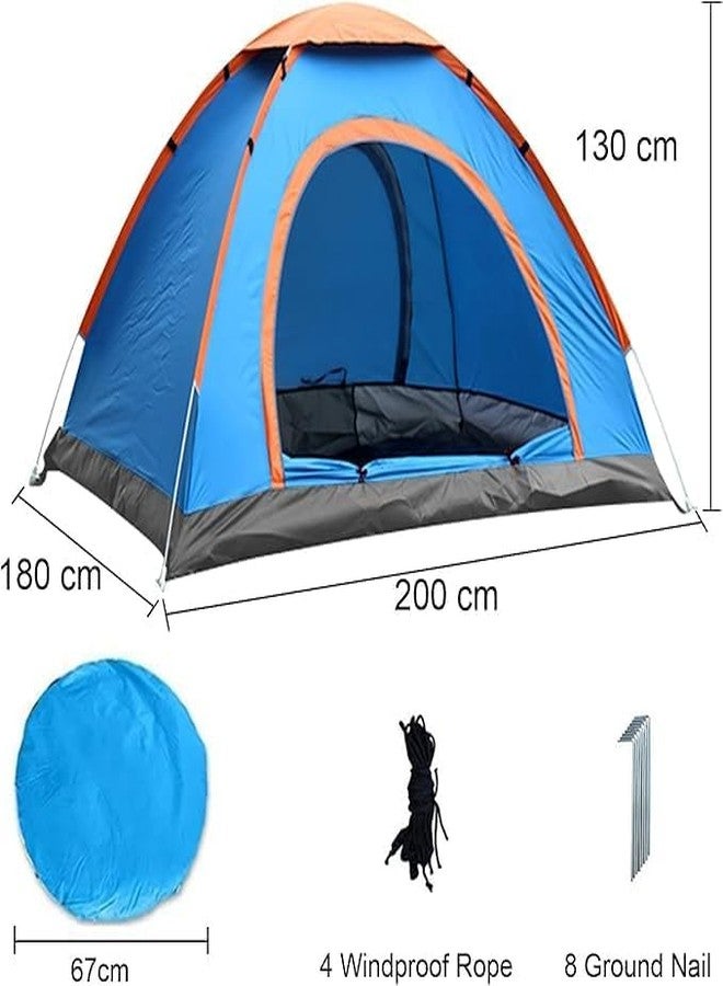 Burmy Camping Tent, Portable Outdoors Beach Camp Picnic Waterproof Ventilation and Pest Control Dome Tents, Easy Setup Pop up Tent with Carry Bag - Image 3