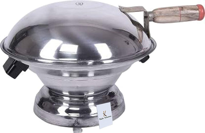Kuber Industries Kuber Industries Aluminium Multi Purpose Oven Gas Tandoor Barbeque GrillerBatiPizza Maker Set of 1 Pc KUBMART2156 