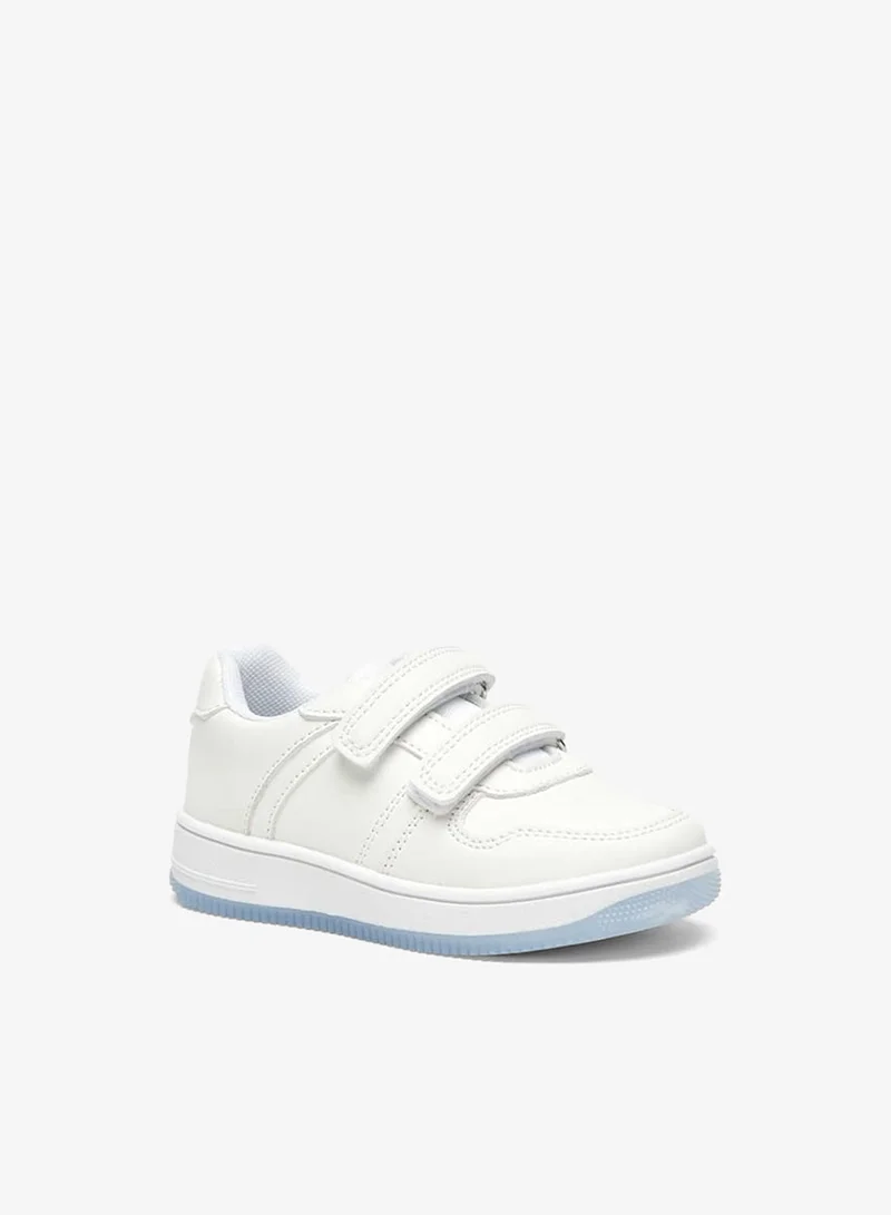 Barefeet Boys Solid Sneakers with Hook and Loop Closure