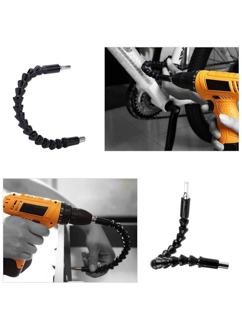 Flexible Drill Bit Extension, Flexible Extension Screwdriver 1/4 Inch Hex - Image 2