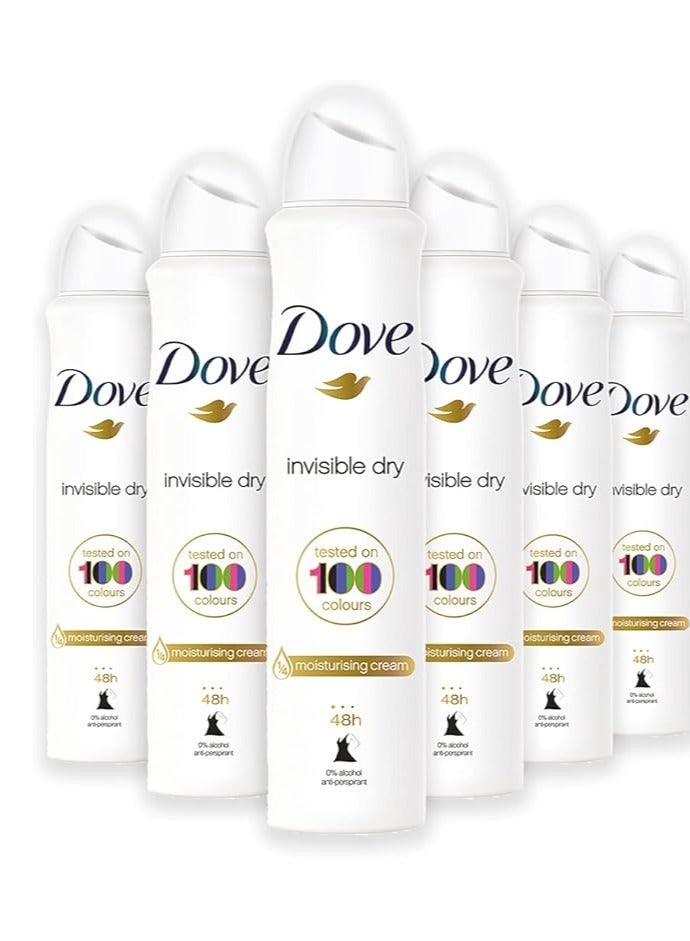 Dove Invisible Dry Compressed Strong Antiperspirant Aerosol Spray - Image 1