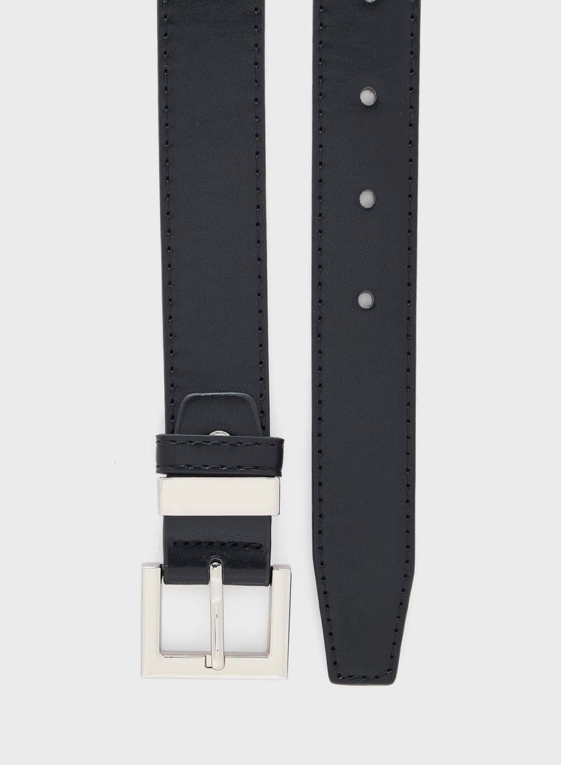 Ginger Ladies Belt With Silver Buckle  - Image 2