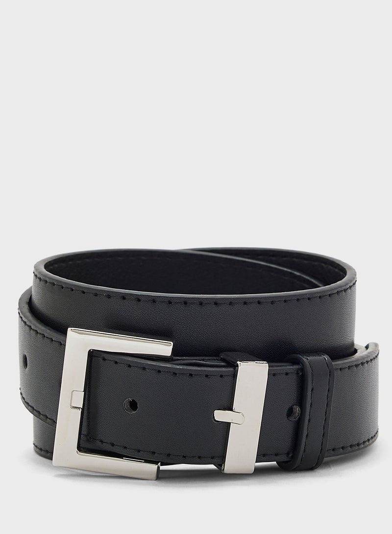 Ginger Ladies Belt With Silver Buckle  - Image 1