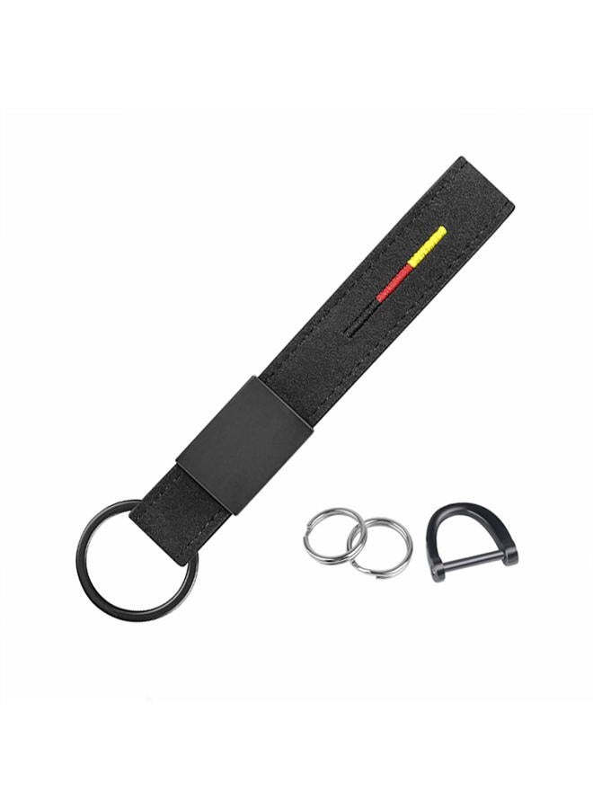 BOLLAER Luxury Key Rings Car Valet Keychain, Car Keychain for Porsche Audi Mercedes BMW Cadillac Lexus Ford, Keyring Gift for Man and Women - Image 1