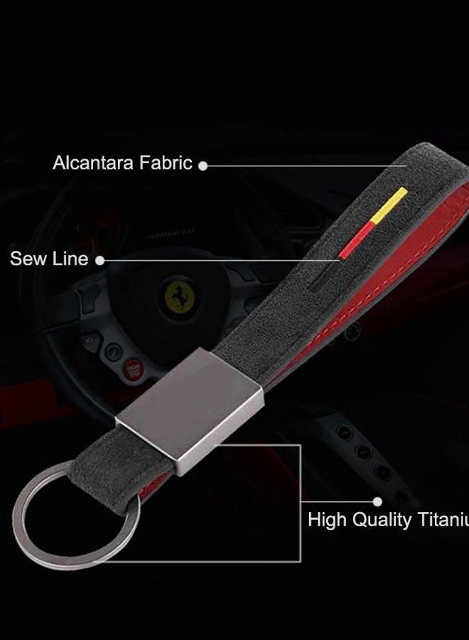 BOLLAER Luxury Key Rings Car Valet Keychain, Car Keychain for Porsche Audi Mercedes BMW Cadillac Lexus Ford, Keyring Gift for Man and Women - Image 3
