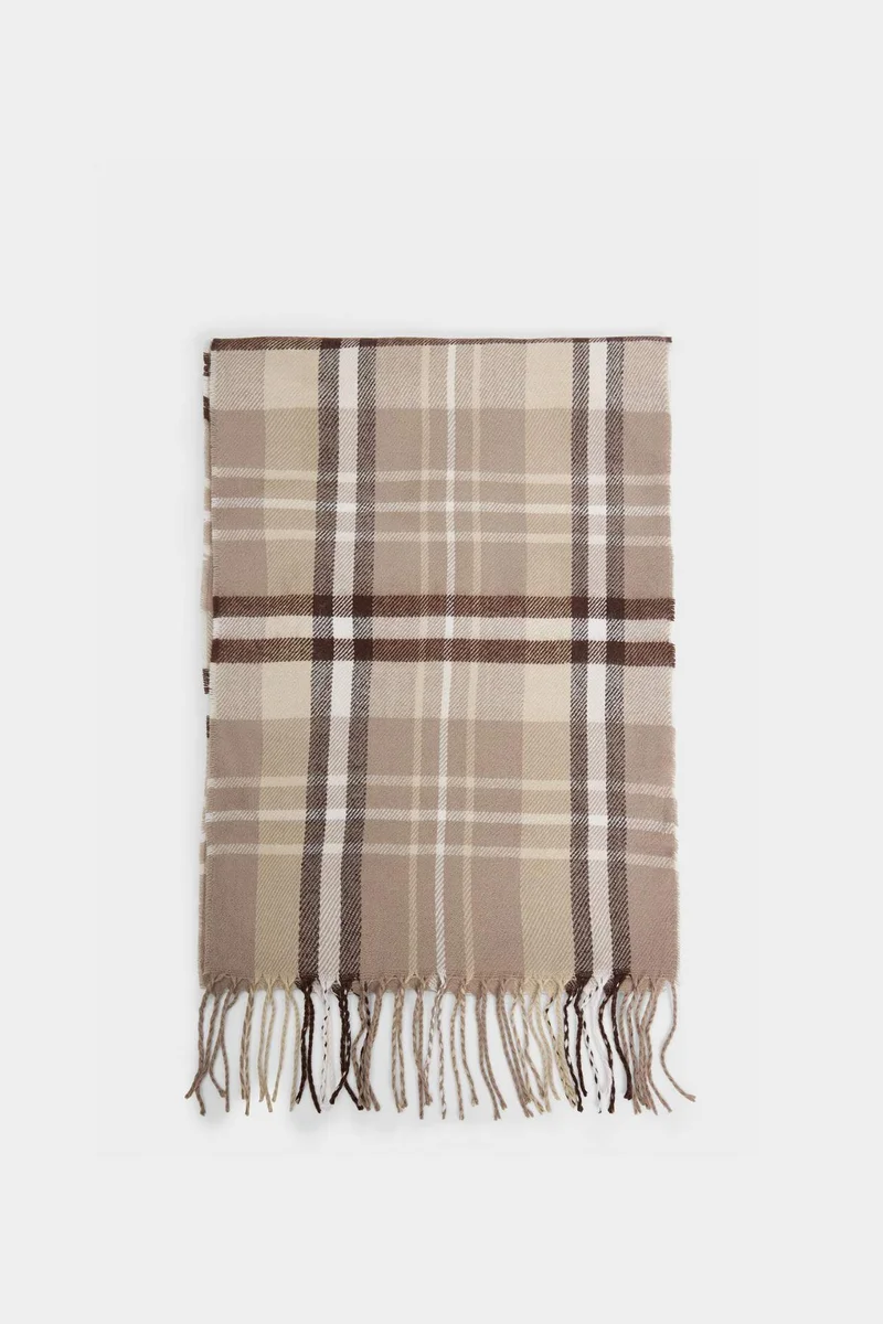 Defacto  Man Plaid Neck Scarf for Men | Best Price UAE