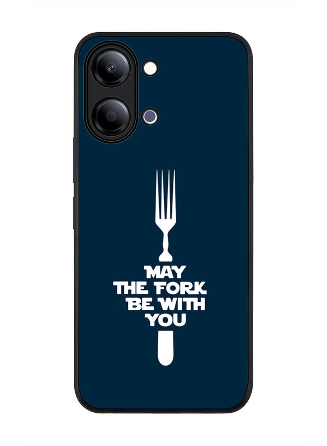 Stylizedd For vivo Y05 4G / Y6t 5G Case,Slim fit Camera Protection, Shockproof Thin Phone cover  - May the Fork - Image 1
