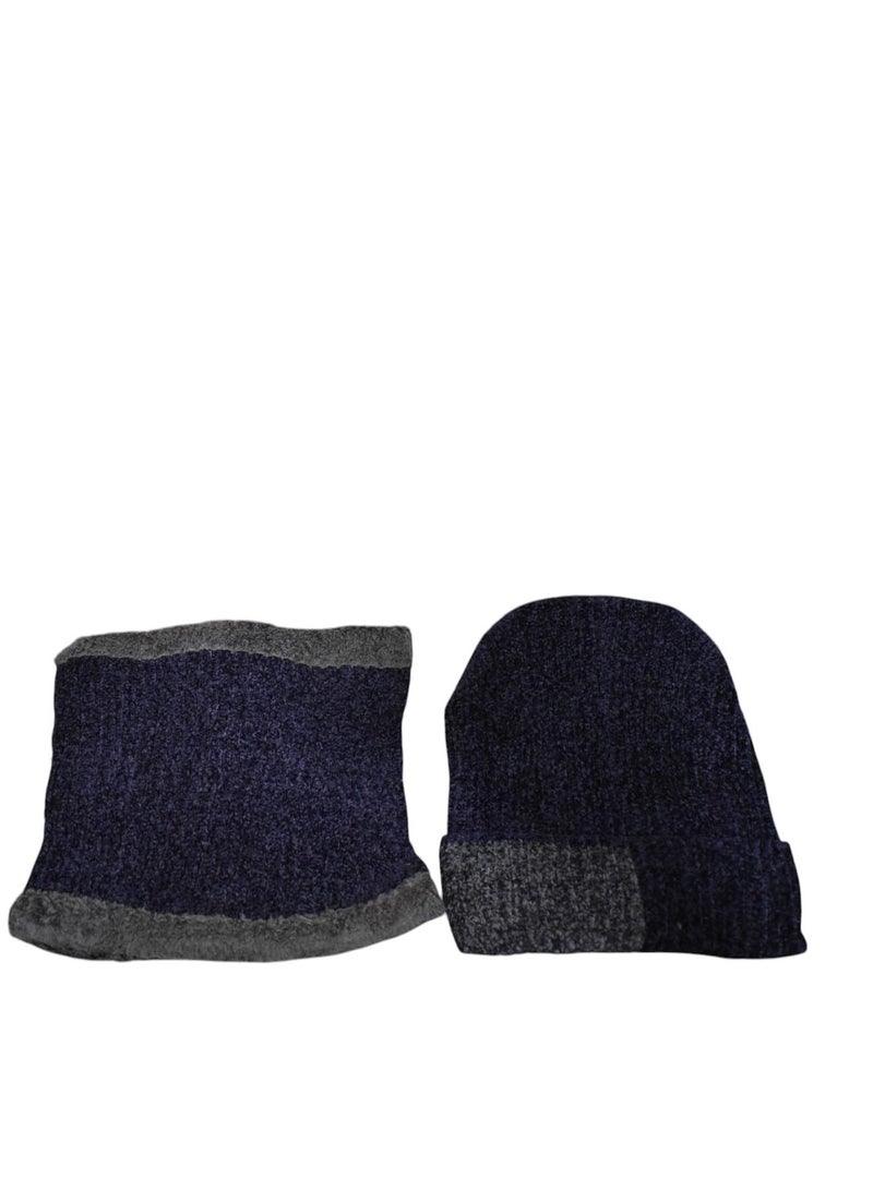 2-Piece Winter Beanie Hat And Scarf Set