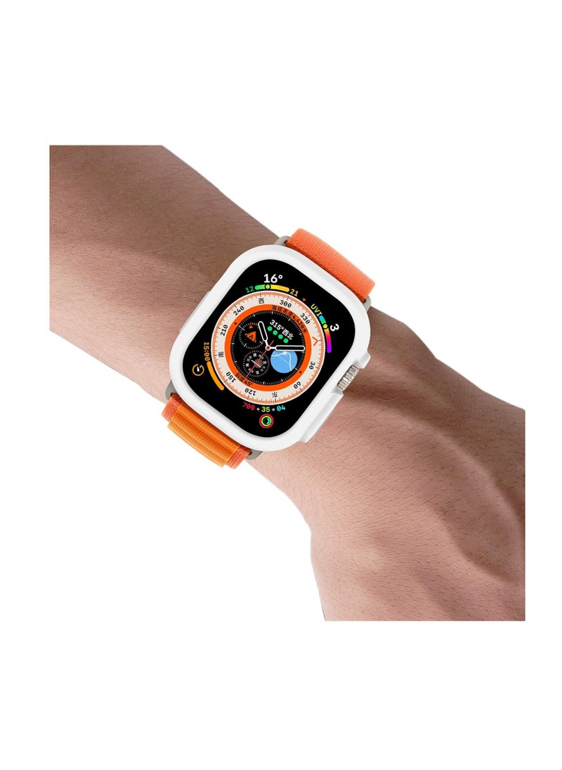 Generic - Compatible for Apple Watch Ultra 49mm Case with Screen Protector Soft TPU Lightweight Full Protective Anti-Scratch Shockproof Cover Built-in Screen Bumper Case for Apple Watch - Image 1