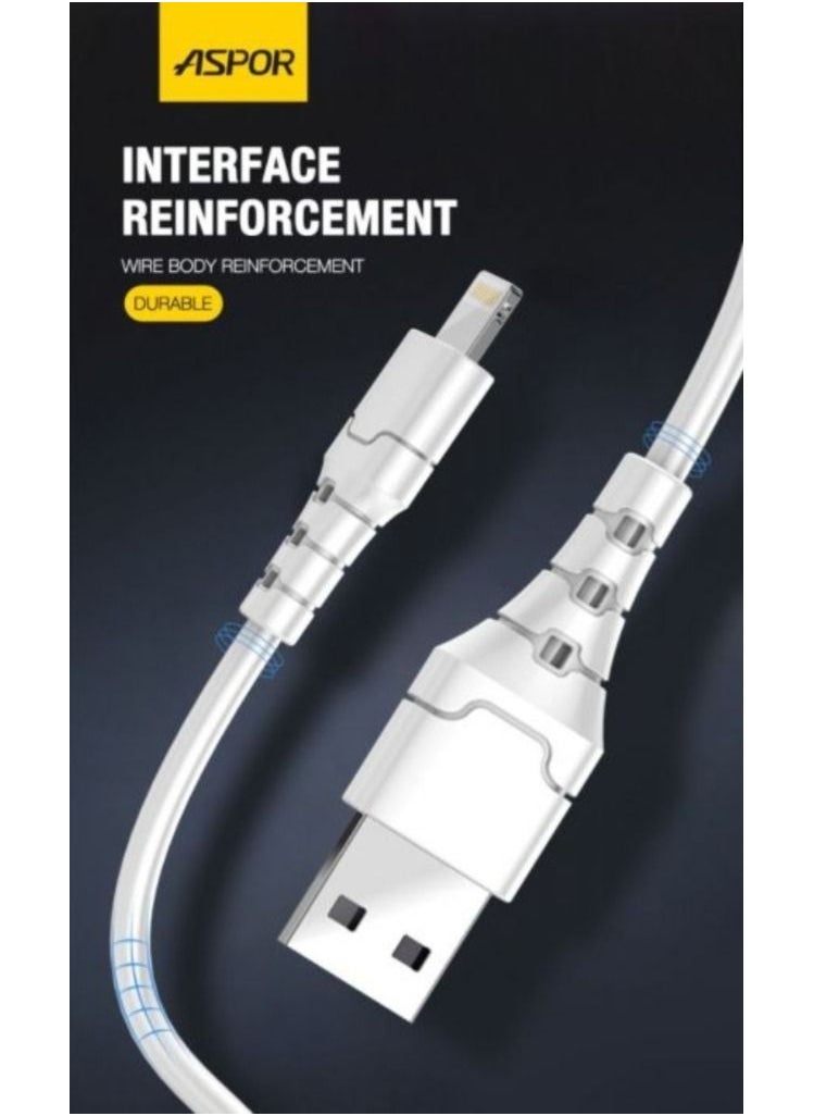 Aspor Aspor A102L 2M Type-C 3A Fast Charge Cable  - Image 2