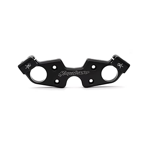 DEFUMP PROCNC CNC Motorcycle Lowering Triple Tree Front End Upper Top Clamp Fit for Hayabusa GSXR1300 1999 2007 2008 2009 2010 2011 2012 2013 2014 2015 2016 2017 2018 2019 2020 (Black) - Image 1