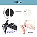 Omnful Eyeglass Nose Pads 35mm Thickness Adhesive Anti Slip Glasses Nose Grips with Air Bag for Sunglasses Eyeglasses Reading Glasses 10 Pairs Black - Image 4