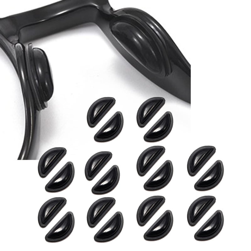 Omnful Eyeglass Nose Pads 35mm Thickness Adhesive Anti Slip Glasses Nose Grips with Air Bag for Sunglasses Eyeglasses Reading Glasses 10 Pairs Black - Image 3