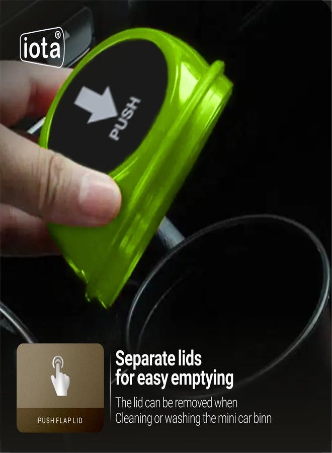iota Car Dustbin | Portable Trash Bin for Car | Home & Office Bin | Multicolour car bin Pack of-4 mini trash bin - Image 4
