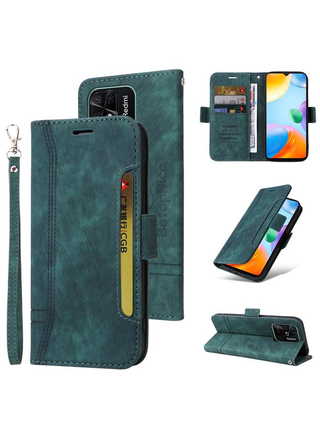 Case For Xiaomi Redmi 10C Dual-side Buckle Leather Phone Case