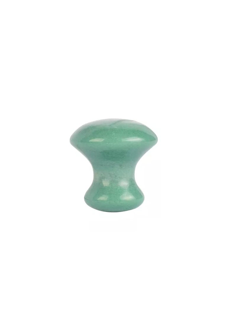 GEMTUB GEMTUB Natural Green Jade Gua Sha Stone Massage Tool Mushroom Shape for Microcirculation Radiance Boost AntiAging Wrinkle Prevention and Toxin Removal Green Jade  - Image 1