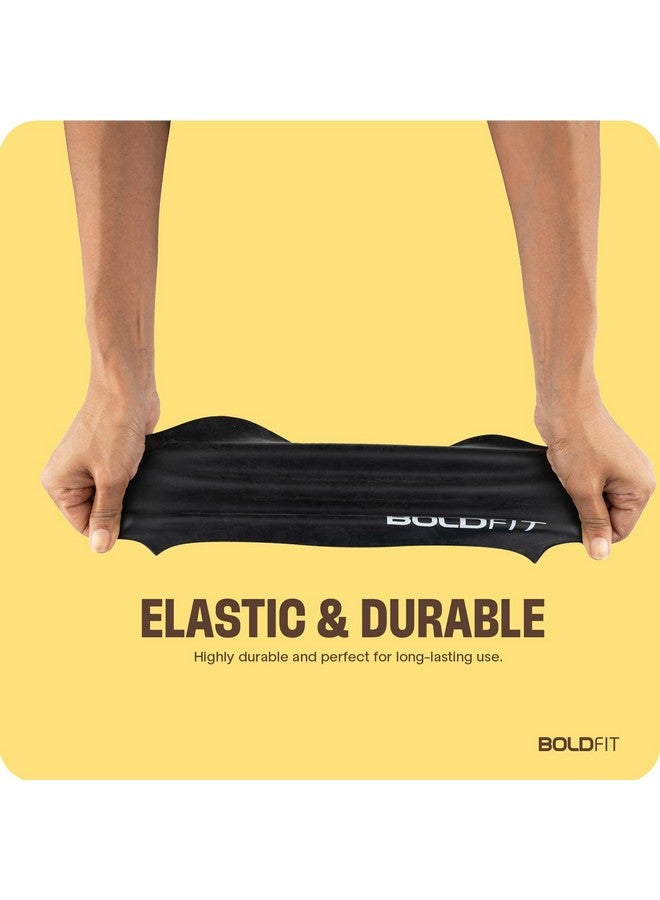 بولد فيت قبعة سباحة Boldfit للرجال، قبعات سباحة من السيليكون للنساء، قبعة سباحة للجنسين للأولاد والبنات والأطفال، قبعة سباحة للنساء، قبعة سباحة ذات شعر طويل للرجال، قماش سيليكون، سهلة التركيب - أسود - Image 4