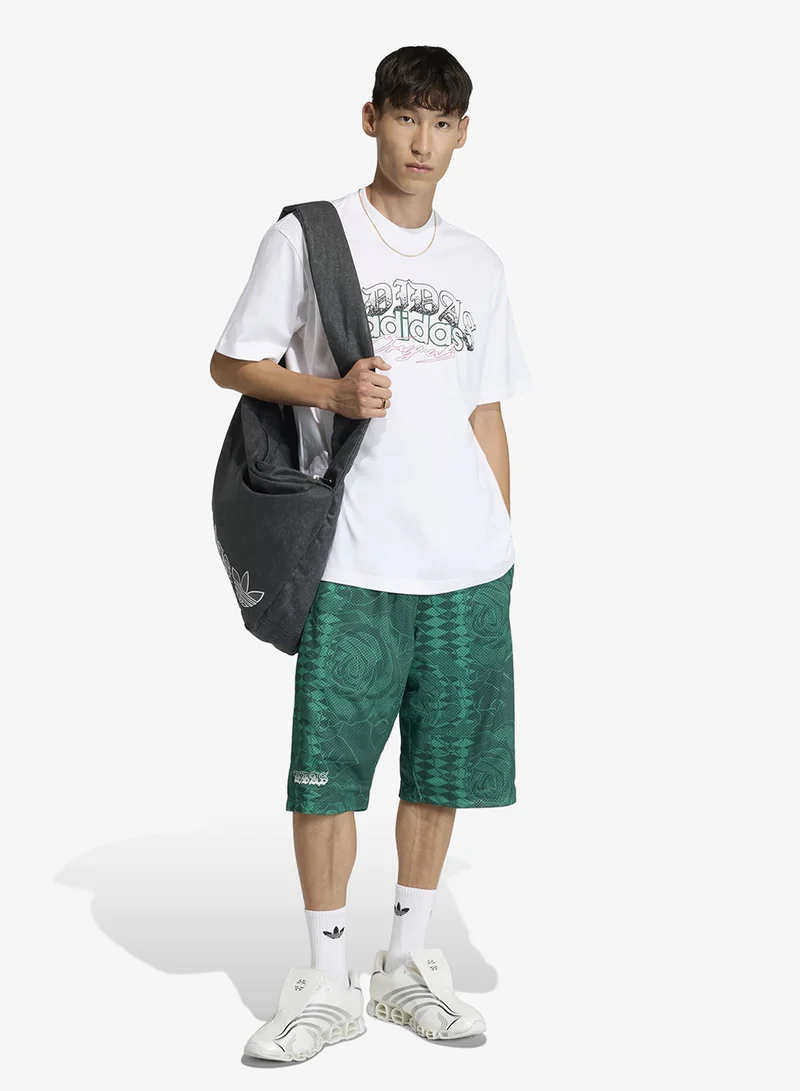 Adidas Originals WHITE Graphic T-Shirt for Men | Best Price UAE