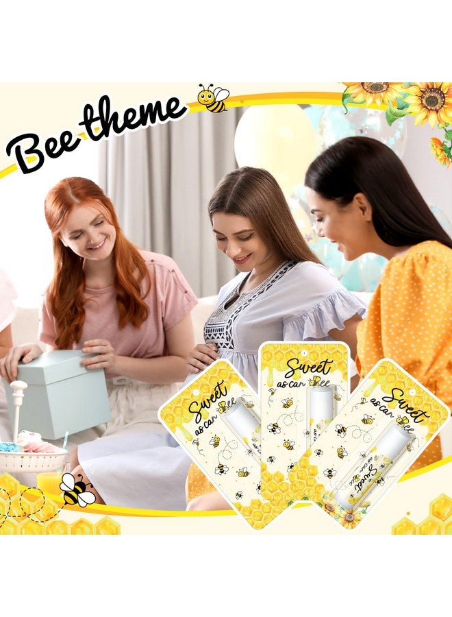 Sacubee 30 Pack Baby Shower Party Gifts Favors Gifts Bulk Lip Balms for Guests Friends Precious Neutral Gender Reveal Favors Baby Shower Prizes Souvenirs Baby Gift Bags Stuffers(Sweet As Can Bee) - Image 3