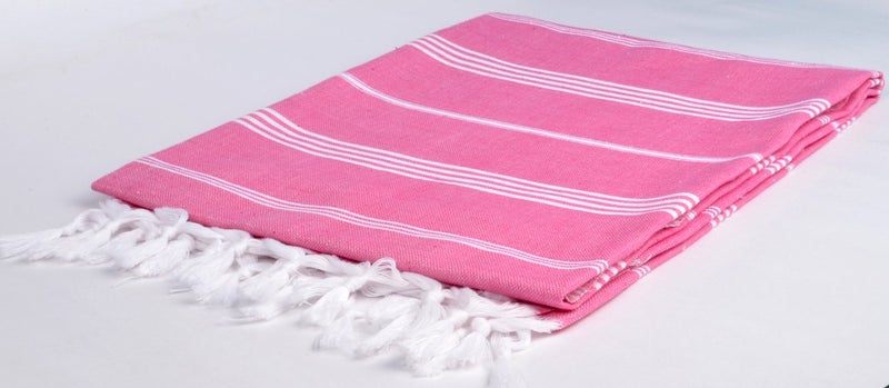 Sathiyas Cotton Bath Towel 240 GSM (Set of 5, Lavender, Red, Green, Pink, Blue) - Image 2
