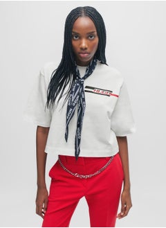 HUGO Crew Neck Crop Top  - Image 1