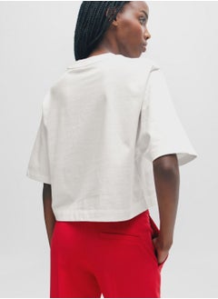 HUGO Crew Neck Crop Top  - Image 2