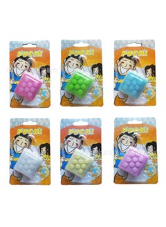 Puchi Unlimited Squeeze Bubble Pinch Le Pinch Bubble Decompression Artifact To Relieve Boredom And Vent Press Ring Mobile Phone Keychain-Color:White