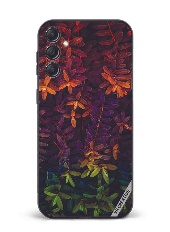 VR CREATIVE Protective Case Cover For Samsung Galaxy A14 5G/A14 Leaves Design Multicolour - Image 1