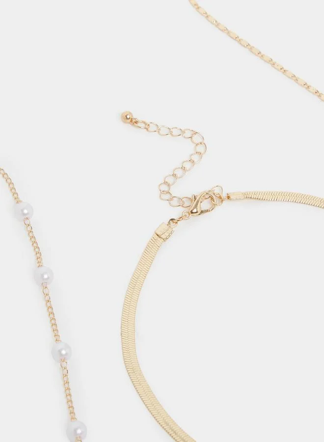 Styli Set of 4 - Assorted Chain Necklace