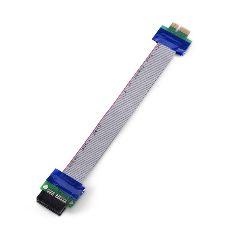 كابل PCI-E ذكور إلى أنثى كابل شريط مرن - امتداد أجهزة PCI-E عالي الجودة مطلي بالقصدير بدون برنامج تشغيل سهلة التركيب لامتداد فتحة خوادم 1U و 2U لوحة الأم للحاويات الصغيرة - Image 5