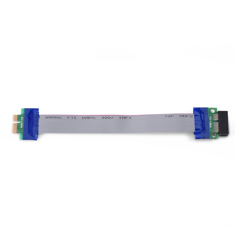 كابل PCI-E ذكور إلى أنثى كابل شريط مرن - امتداد أجهزة PCI-E عالي الجودة مطلي بالقصدير بدون برنامج تشغيل سهلة التركيب لامتداد فتحة خوادم 1U و 2U لوحة الأم للحاويات الصغيرة - Image 2