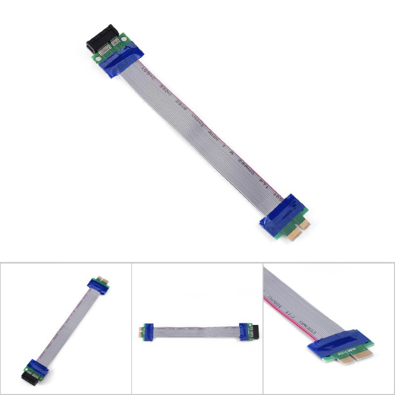 كابل PCI-E ذكور إلى أنثى كابل شريط مرن - امتداد أجهزة PCI-E عالي الجودة مطلي بالقصدير بدون برنامج تشغيل سهلة التركيب لامتداد فتحة خوادم 1U و 2U لوحة الأم للحاويات الصغيرة - Image 4