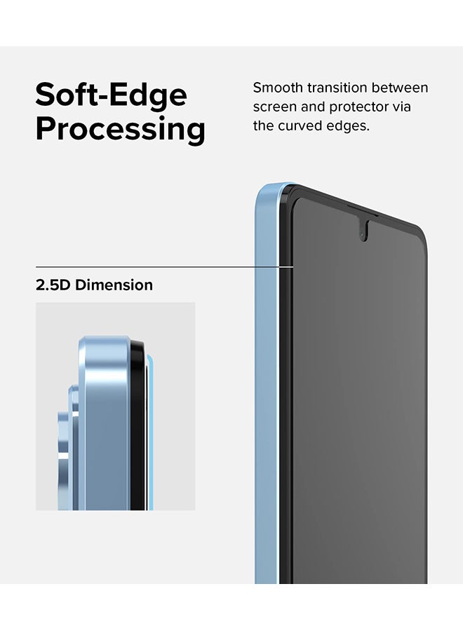 رينجك واقي شاشة زجاجي مقوى بغطاء كامل لهاتف Redmi Note 12 Pro 5G / Redmi Note 12 Pro Plus 5G / Poco X5 Pro 5G مع مجموعة التثبيت عبوتين - Image 3