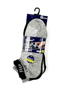 Rahalife RAHALIFE Pair of 6 Ankle Socks – Soft, Comfortable, and Breathable for Everyday Wear  - Image 1