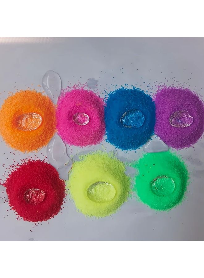 Green Non Wet Reusable Magic Sand Set For Kids Sensory DIY Water Play Toy - Image 5