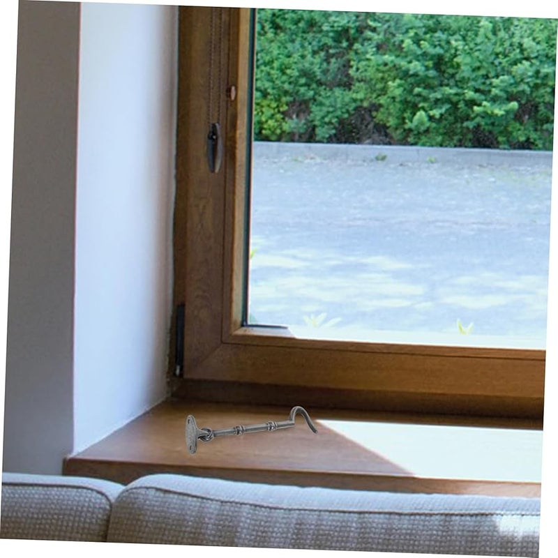 مزلاج خطاف نحاسي بتصميم كلاسيكي لخزانة باب منزلق مع براغي - Image 5