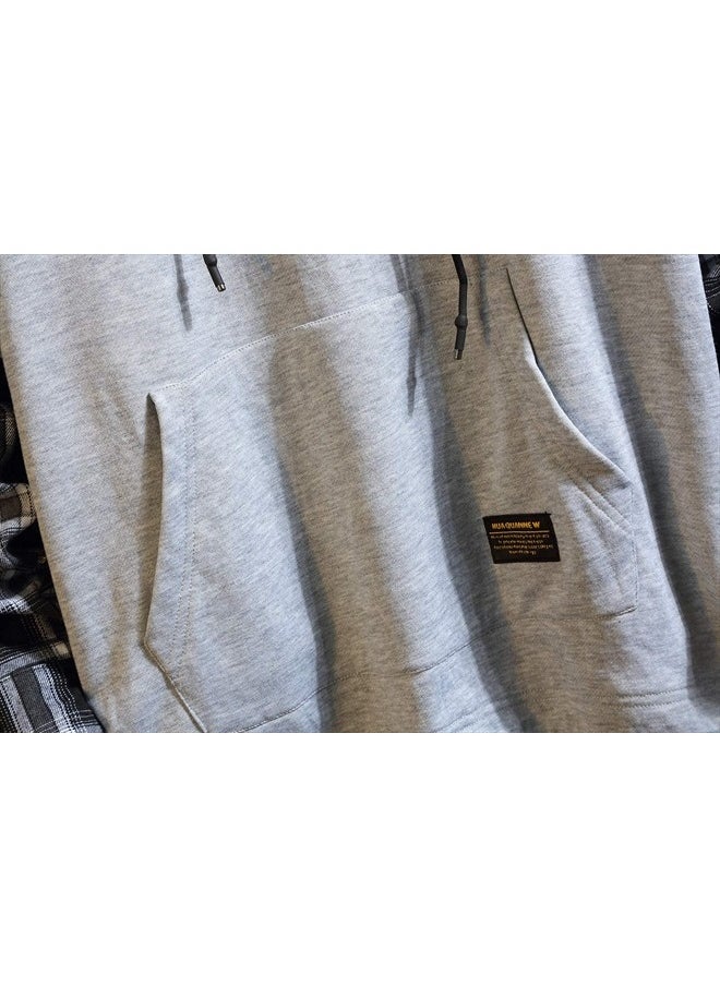 GURUNVANI - Japan Style Patchwork Hoodies Men Characters Streetwear Hoodie Men Sweatshirt Large - Image 1