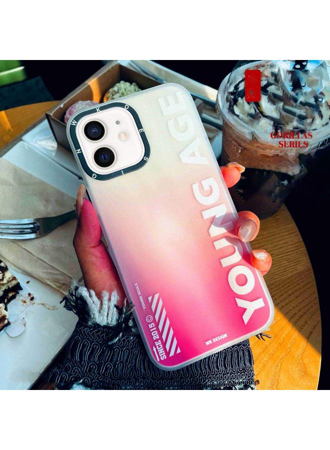 دبليو كيه جراب لهاتف iPhone 12 WPC-015 Gorillas Series Cool PC + TPU جراب هاتف - Image 2