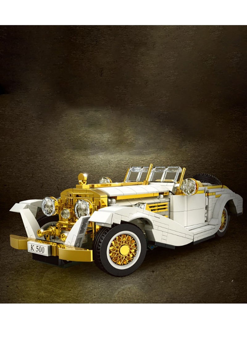 Zikra Mould King K500 Vintage Model Car Building Sets Toy,868 Pieces of Realistic Details and Working Parts for Kids, Teens, and Adult Collectors - Image 3