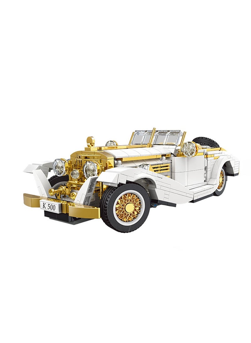 Zikra Mould King K500 Vintage Model Car Building Sets Toy,868 Pieces of Realistic Details and Working Parts for Kids, Teens, and Adult Collectors - Image 1