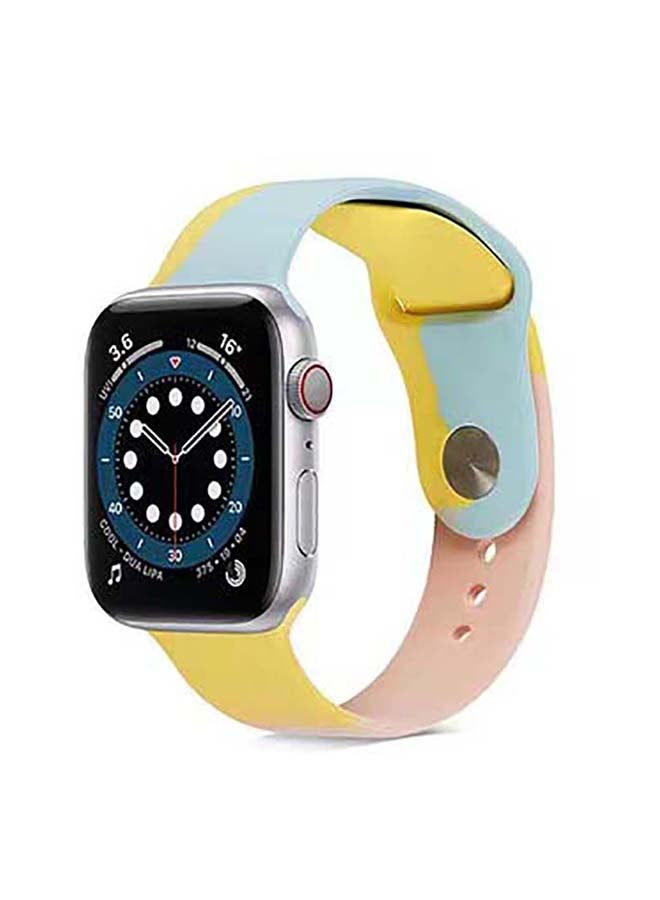 Loquat Replacement Watchband For Apple Watch Series 7/6/SE/5/4 40mm - 3/2/1 38mm 40millimeter Multicolour - Image 1