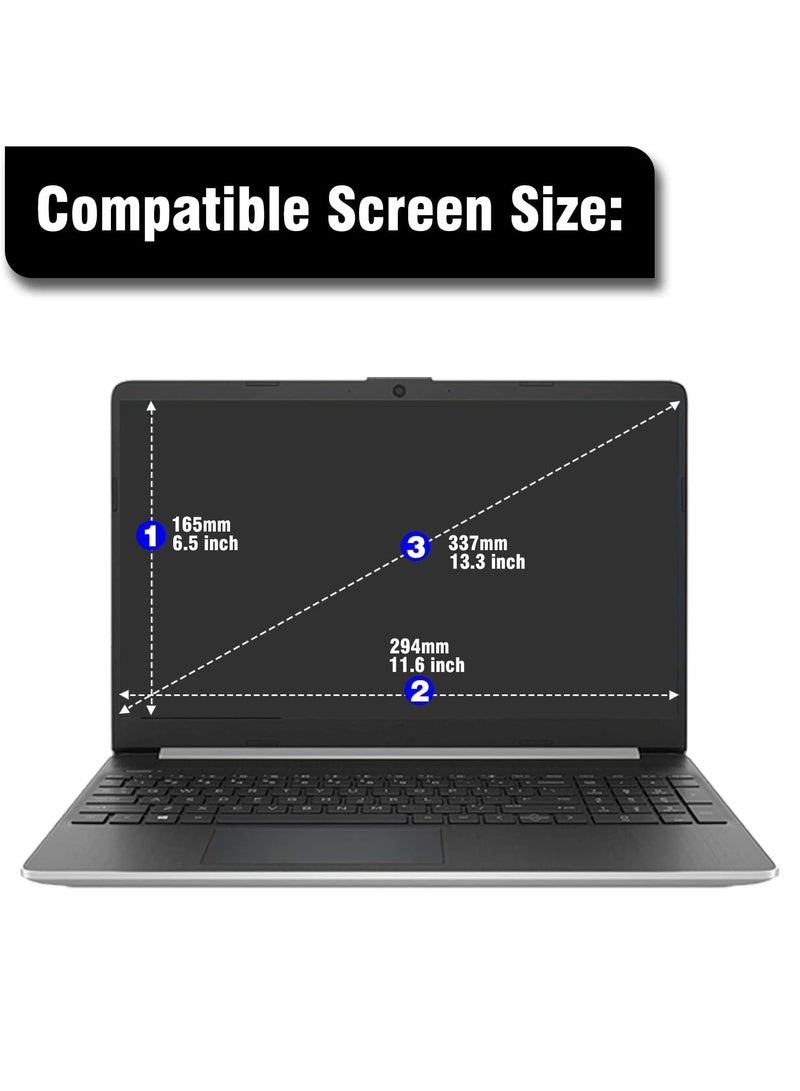 13.3 Inch Anti Blue Light Screen Protector, Reduce Eye Strain Matte Anti Glare Computer Screen Cover, Blue Light Blocking Screen Protector for HP/Lenovo/Dell/Acer/Asus/Samsung/Envy 13.3 "with 16:9 Aspect Ratio - Image 3