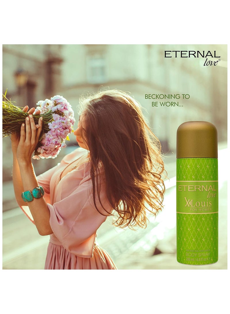 إتيرنال لاف مزيل العرق للنساء من إيترنال لوف إكسلويس - 200 مل (عبوة من قطعتين) - Image 3